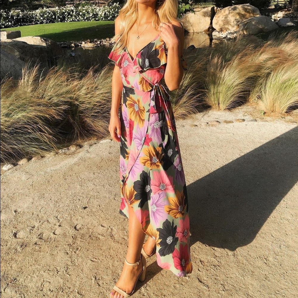 Maxi Wrap Dress